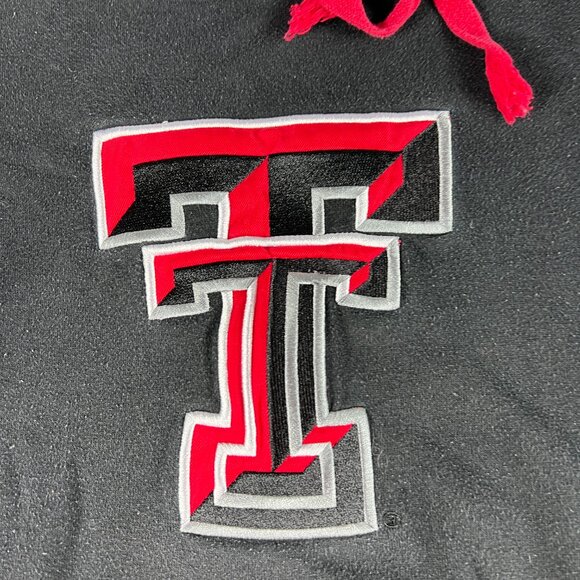 Stadium Texas Tech Red Raiders Sweatshirt Extra Extra Large Black Faded Hoodie - Picture 2 of 14